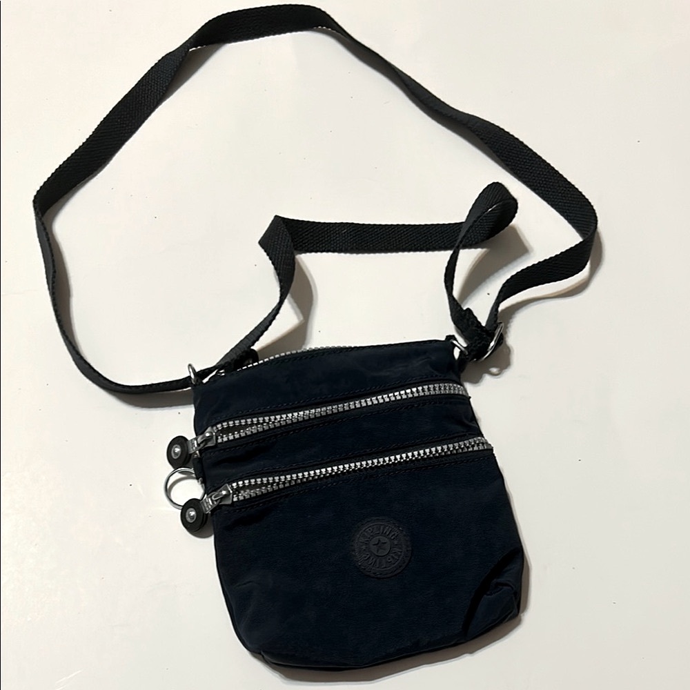 Kipling Alvar Extra Small Mini Bag, Navy, Stylish Black Crossbody Bag